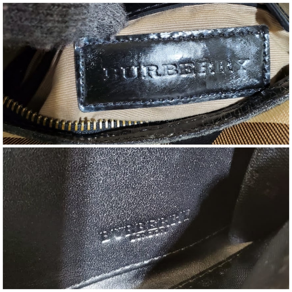 Burberry Beige/Black Nova Check PVC Chester Boston Bag - Picture 4 of 16